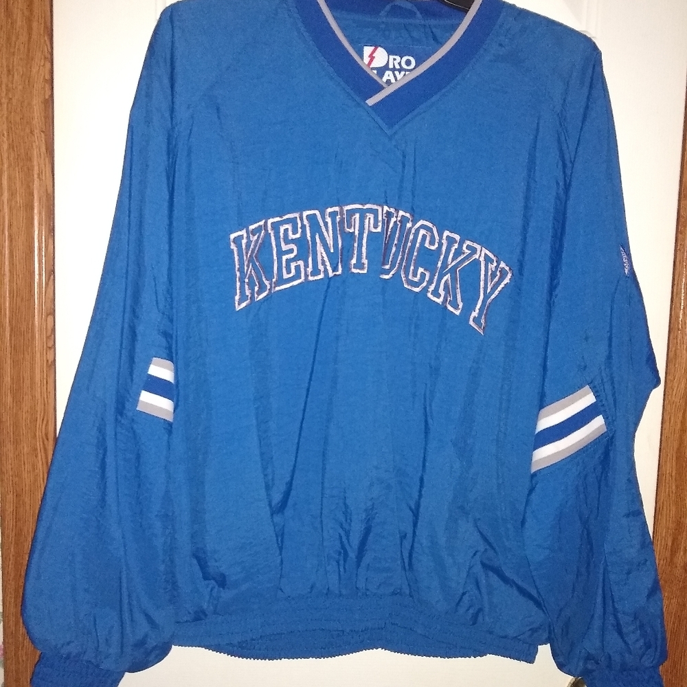 Vintage NWOT UK NBA v-neck pullover "golfers" jacket size Large
